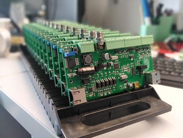PCB prototip cu MCU si comunicare rs485